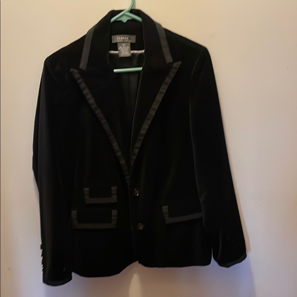 Black Velvet Blazer